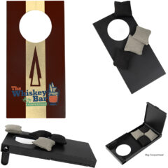 Mini Corn Hole Game - 80013_BLK_Megabrite