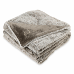 Luxe Faux Fur Throw Blanket - Luxe Faux Fur Throw Blanket 8211 Brown