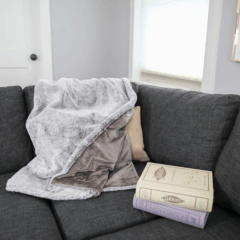 Luxe Faux Fur Throw Blanket - Luxe Faux Fur Throw Blanket 8211 In Use