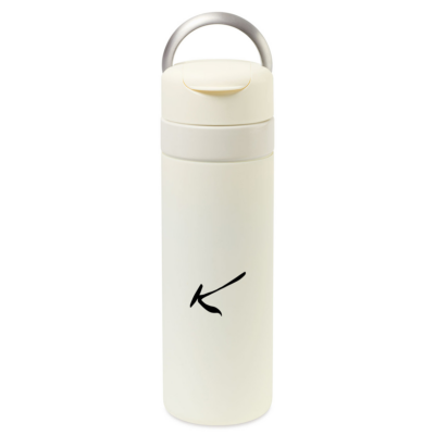 W038P Drink Through Insulated Ceramic Bottle -20 oz 8211 Cream