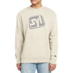 New Era ® Heritage Fleece Pocket Crew - 1200W-31605-SoftBeige-0-NEA527SoftBeigeModelFront2