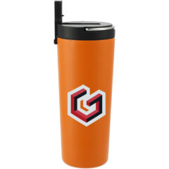 Thor Copper Insulated Tumbler With Straw Lid – 24oz - 1600-37-4