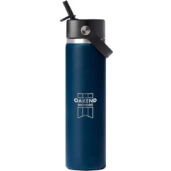 Hydro Flask® Wide Mouth Bottle with Flex Straw Cap- 24oz - 1601-96-31