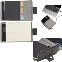 Reclaim RPET MagClick Fast Wireless Charging JournalBook® - 2800-75-4
