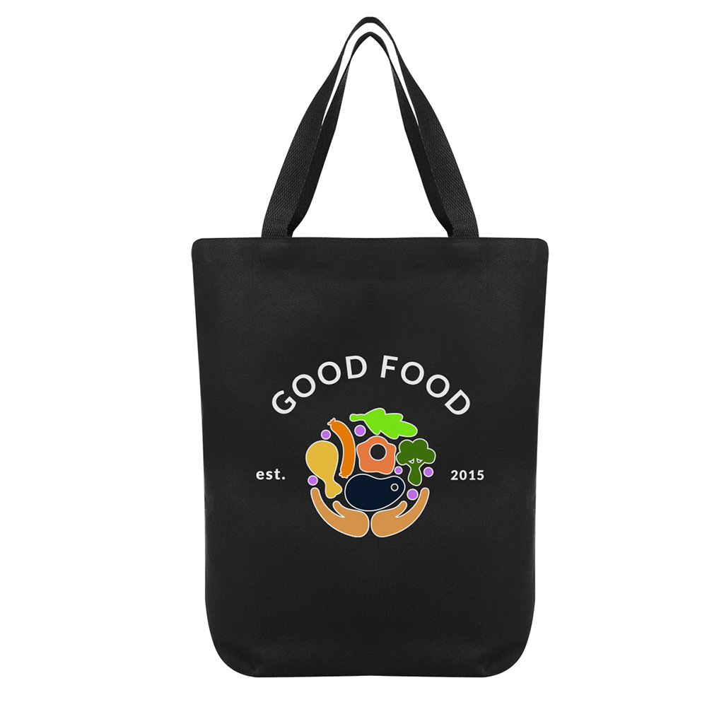 Chandler Cotton Tote Bag - 30080_BLK_Colorbrite