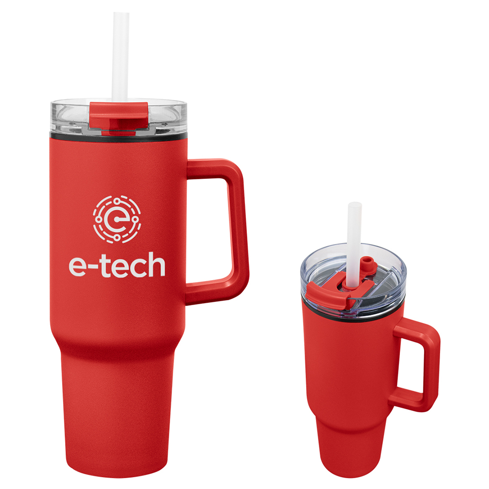 Quest Tumbler – 40 oz - 50078_RED_Silkscreen
