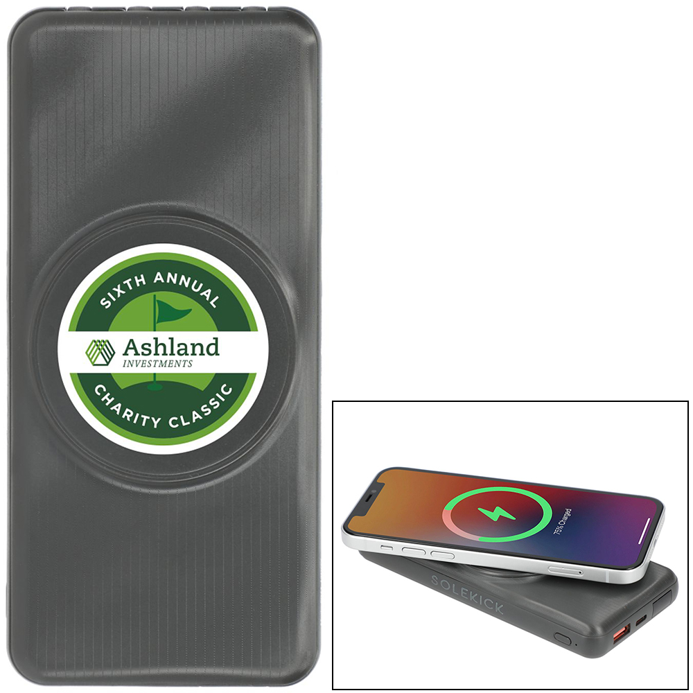 Solekick™ MagClick™ 10000 15W Wireless Power Bank - 5077-12-1
