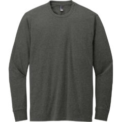 District ®Perfect Blend® CVC Long Sleeve Tee - DT109_HEATHERED CHARCOAL_Flat_Front