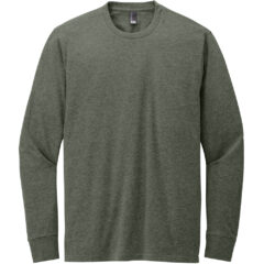 District ®Perfect Blend® CVC Long Sleeve Tee - DT109_HEATHERED OLIVE_Flat_Front