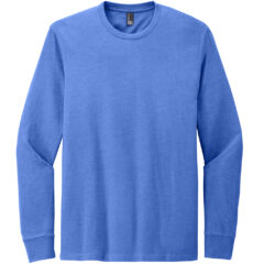 District ®Perfect Blend® CVC Long Sleeve Tee - DT109_HEATHERED ROYAL_Flat_Front