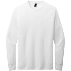 District ®Perfect Blend® CVC Long Sleeve Tee - DT109_WHITE_Flat_Front