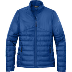 Eddie Bauer ® Ladies Quilted Jacket - EB511_COBALT BLUE_Flat_Fronttif