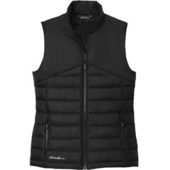 Eddie Bauer ® Ladies Quilted Vest - EB513_DEEP BLACK_Flat_Fronttif