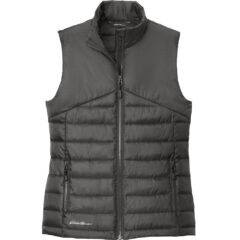 Eddie Bauer ® Ladies Quilted Vest - EB513_IRON GATE_Flat_Fronttif