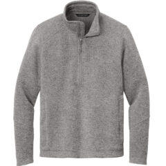 Port Authority® Arc Sweater Fleece 1/4-Zip - F426_DEEP SMOKE HEATHER_Flat_Fronttif