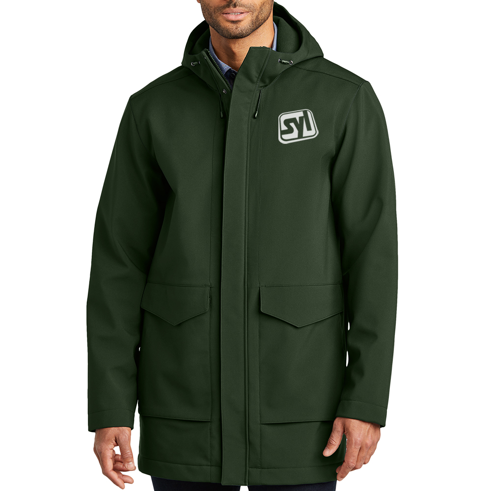 Port Authority® Collective Outer Soft Shell Parka - J919_DARK OLIVE GREEN_Model_Fronttif
