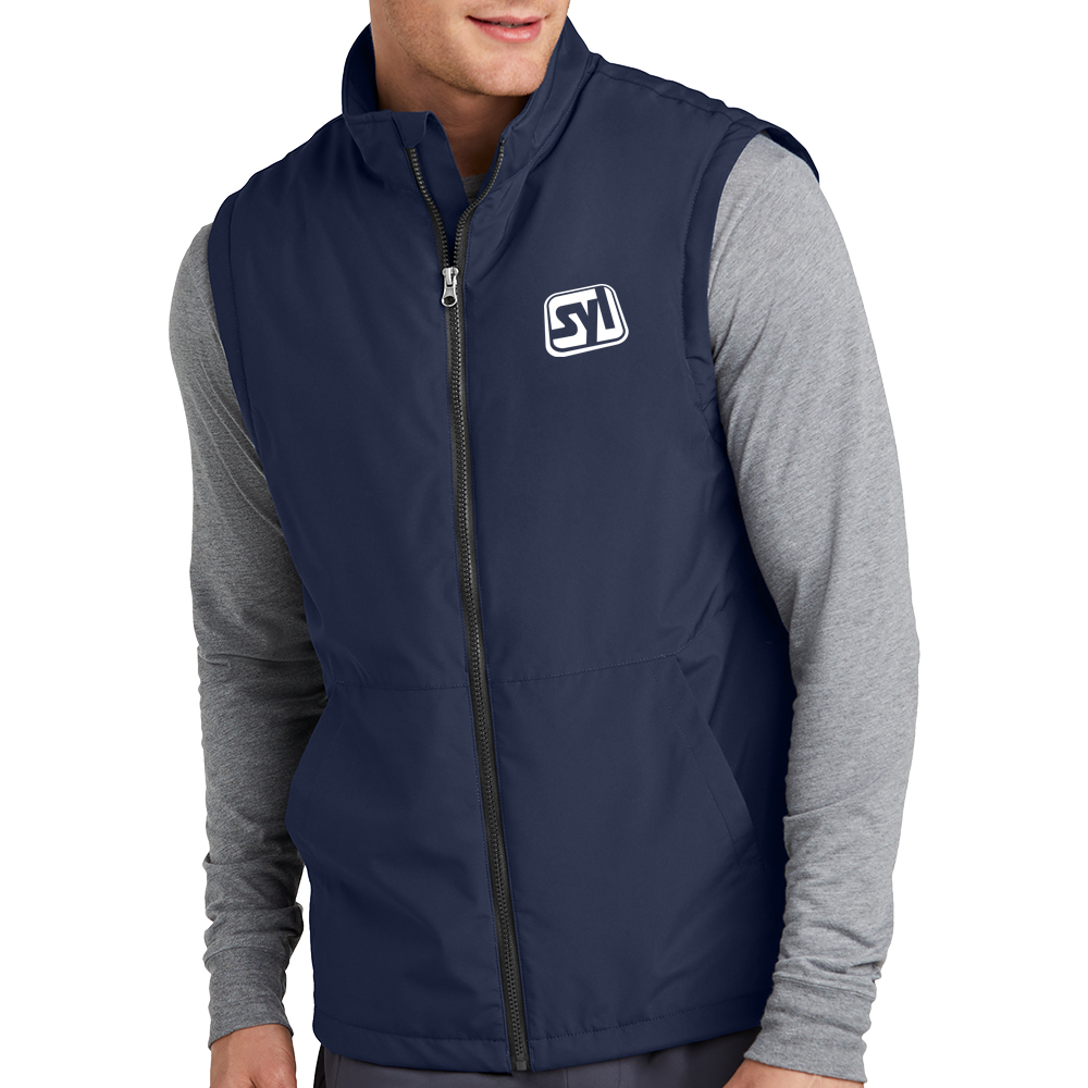 Sport-Tek® Insulated Vest - JST57_TRUE NAVY_Model_Fronttif