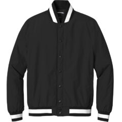 Sport-Tek® Insulated Varsity Jacket - JST58_Black