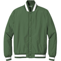 Sport-Tek® Insulated Varsity Jacket - JST58_Forest Green