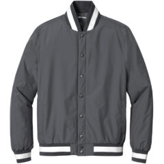 Sport-Tek® Insulated Varsity Jacket - JST58_Graphite