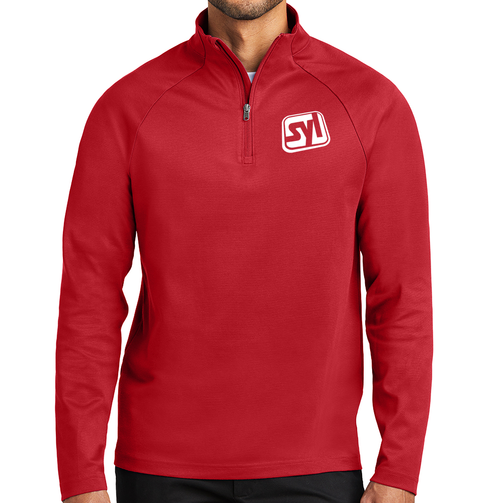 Port Authority® C-FREE™ Cypress 1/4-Zip - K870_RICH RED_Model_Fronttif