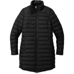 Port Authority® Ladies Horizon Puffy Long Jacket - L365_DEEP BLACK_Flat_Fronttif