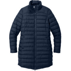 Port Authority® Ladies Horizon Puffy Long Jacket - L365_DRESS BLUE NAVY_Flat_Fronttif