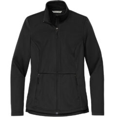 Port Authority® Ladies Flexshell Jacket - L617_DEEP BLACK_Flat_Fronttif