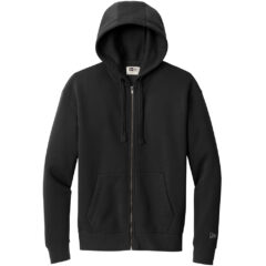 New Era ® Heritage Fleece Full-Zip Hoodie - NEA526_BLACK_Flat_Fronttif