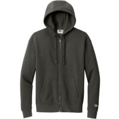 New Era ® Heritage Fleece Full-Zip Hoodie - NEA526_GRAPHITE_Flat_Fronttif