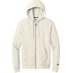 New Era ® Heritage Fleece Full-Zip Hoodie - NEA526_SOFT BEIGE_Flat_Fronttif
