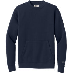 New Era ® Heritage Fleece Pocket Crew - NEA527_TRUE NAVY_Flat_Fronttif