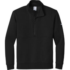 Nike Club Fleece Sleeve Swoosh 1/2-Zip - NKDX6718_BLACK_Flat_Fronttif