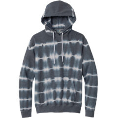 Port & Company ®Allover Stripe Tie-Dye Fleece - PC143_GRAPHITE_LIGHT GREY_Flat_Fronttif