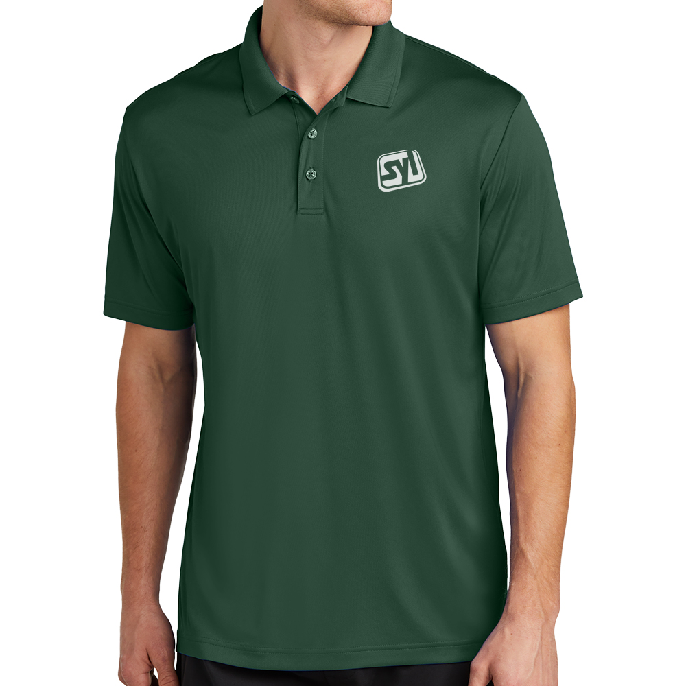 Sport-Tek® PosiCharge® Re-Compete Polo - ST725_FOREST GREEN_Model_Fronttif