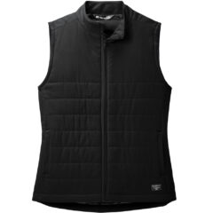 TravisMathew Ladies Cold Bay Vest - TM1LD002_BLACK_Flat_Fronttif