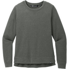 TravisMathew Ladies Long Weekend Crew - TM1LD003_DARK GREY HEATHER_Flat_Fronttif