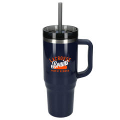 Thor Eco-Friendly Straw Tumbler – 40 oz - Thor Eco-Friendly Straw Tumbler 8211 40 oz 8211 Navy