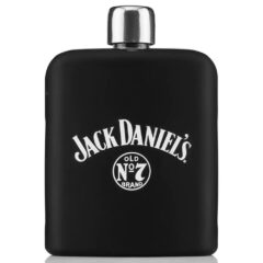Hipster Flask Bottle – 6 oz - black