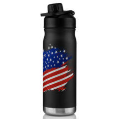 Patriot Vacuum Insulated Water Bottle – 20 oz - black
