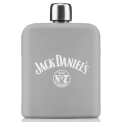 Hipster Flask Bottle – 6 oz - grey