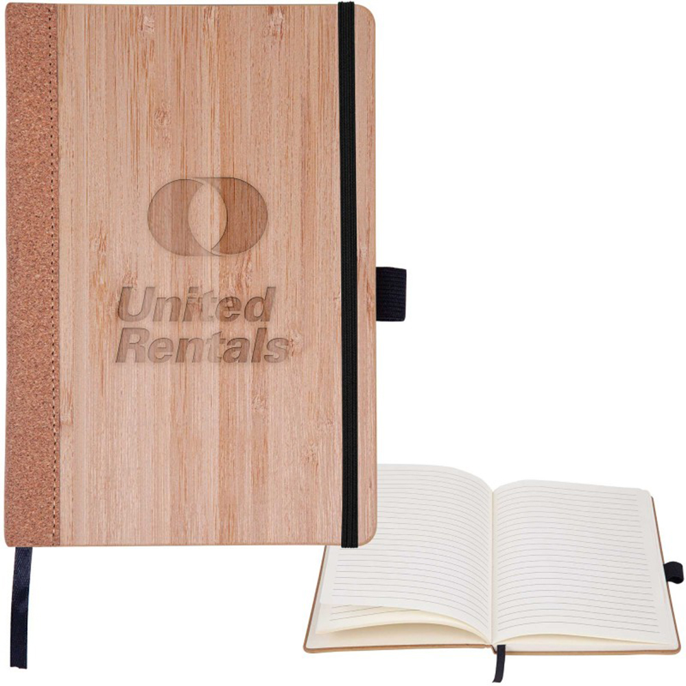 Bamboo Cover Cork Journal - jt132-50-main