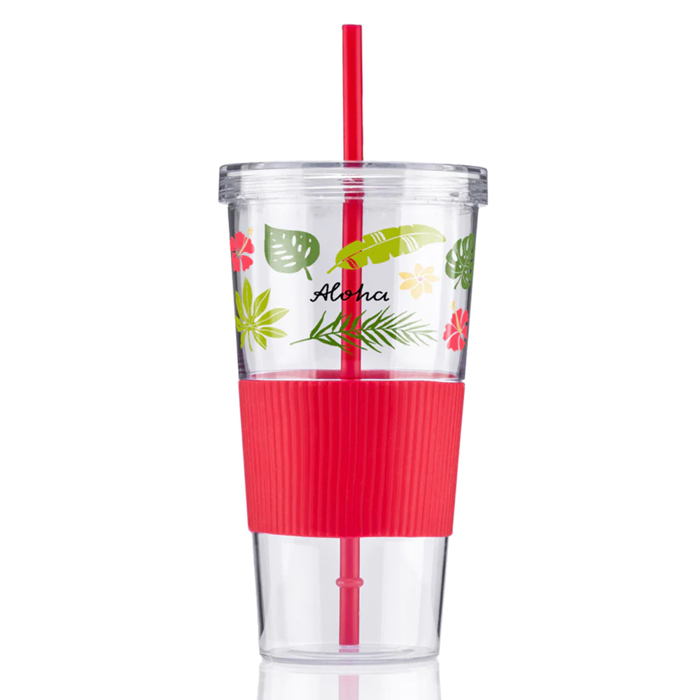 Burpy Tumbler with Silicone Sleeve and Matching Straw – 24 oz - main
