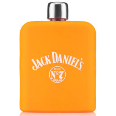 Hipster Flask Bottle – 6 oz - orange