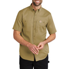 Carhartt® Rugged Professional™ Series Short Sleeve Shirt - 10274-DarkKhaki-1-CT102537DarkKhakiModelFront-1200W