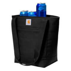 Carhartt® Cooler Tote – 18 cans - 10991-Black-5-CT89101701BlackFlatLeftProp-337W