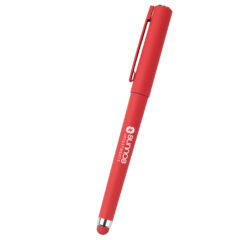 Jazzy Gel Pen with Stylus - 11990_RED_Silkscreen