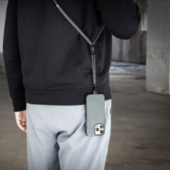 BrandCharger® Tether Cord Phone Lanyard - 25777_BLK_Lifestyle_Silkscreen