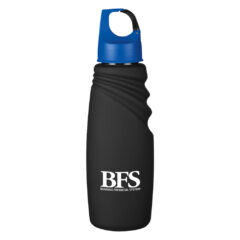 Matte Finish Crest Carabiner Sports Bottle – 24 oz - 5913_BLULID_Silkscreen