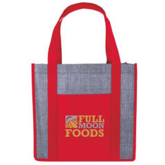 Laminated Heathered Non-Woven Grocery Tote - 63863061229e4b064669b80c_laminated-heathered-non-woven-grocery-tote_550